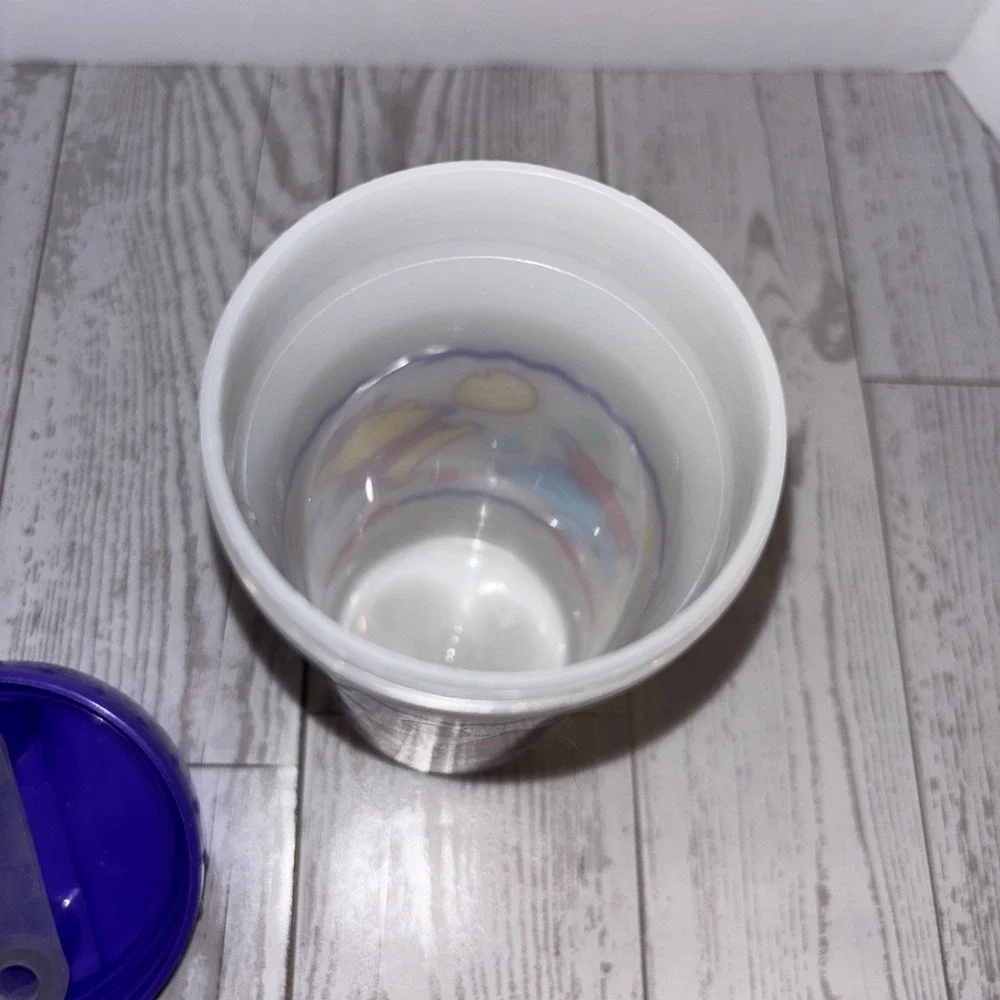 HTF Vintage Playtex Plastic Sippy Cup Mice Mouse 1997 with Valve
